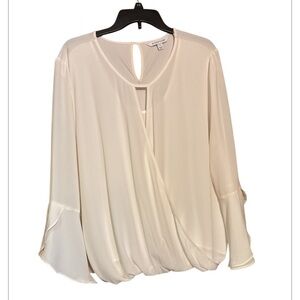 Elegant Cream Women's Blouse 41 Hawthorne size XL